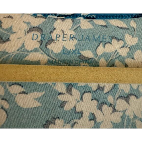 Draper James Women’s Blue Sleeveless Floral Ruffle Dress size L XL - Picture 8 of 8